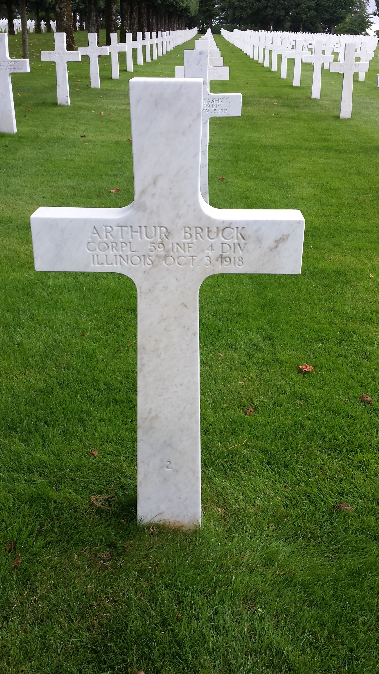 Years Ago Today The Death of Arthur Bruck, 4th Division