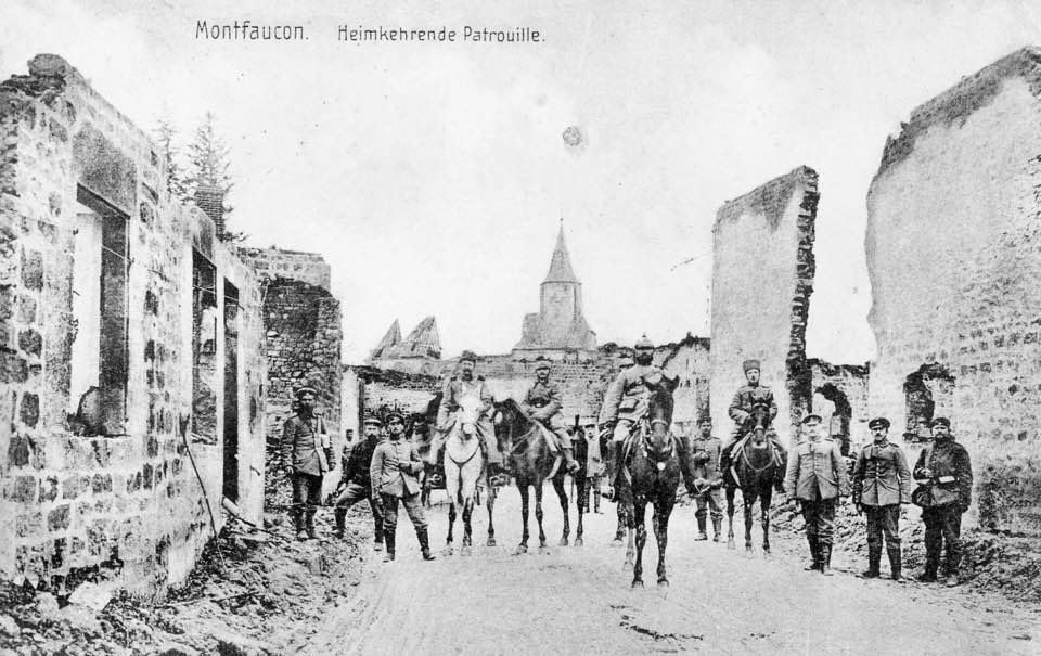 Then and Now: Montfaucon under German Occupation – Meuse-Argonne